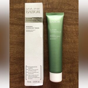Doctor BABOR Cleanformance Renewal Overnight Mask 2.53 oz 75ml Full Size ~ NIB❤️